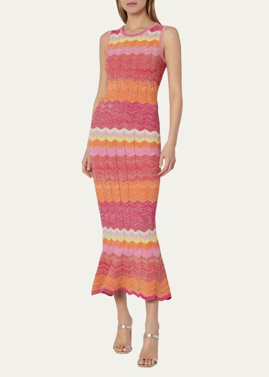 Citrus Twist midi dress