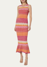 Citrus Twist midi dress