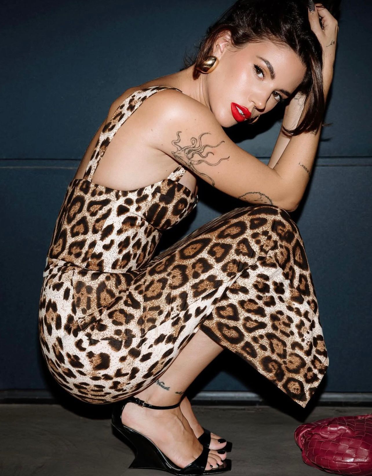 Feral Grace midi dress