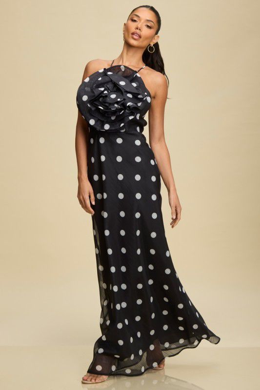 Jardín de Lunas maxi dress