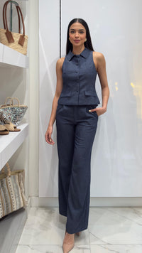 Malibu Denim pant set