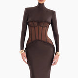 Cinnamon maxi dress