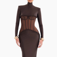 Cinnamon maxi dress