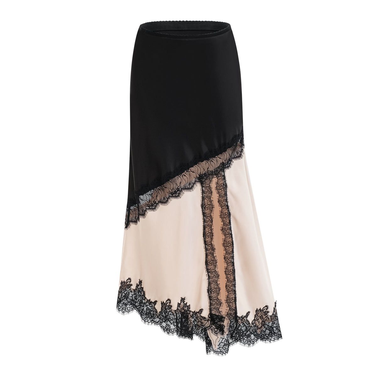 Velvet Nightfall midi Skirt
