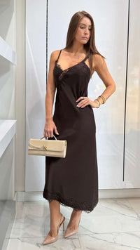 Lace Caress midi dress