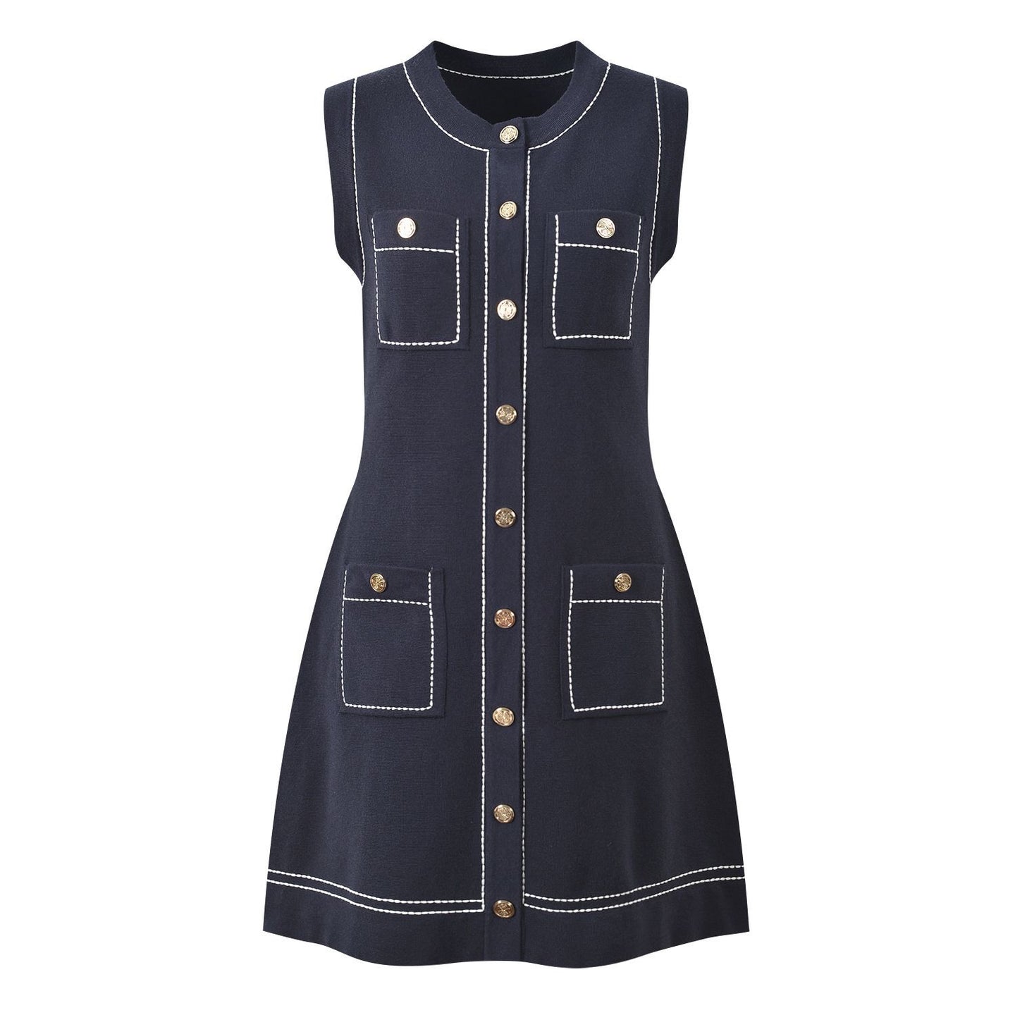 Indigo Verse mini dress
