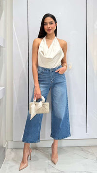 Solid Blue jeans
