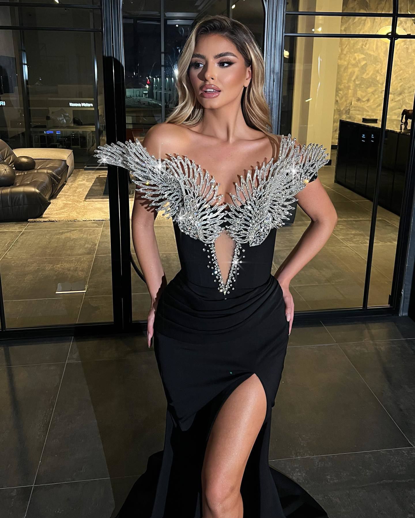 Goddess Of The Night Maxi Dress