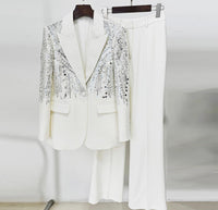 Silver Éclat Pant Set