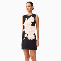 Petalia Noir Mini Dress