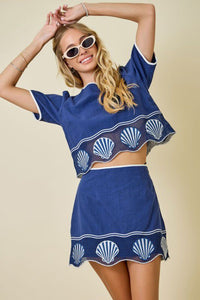 Moonlit Coast Skirt Set