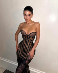 Dark Allure Maxi Dress