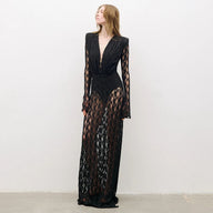 Velour Phantom Maxi Dress