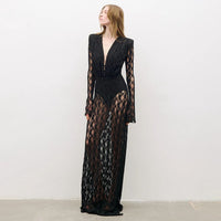 Velour Phantom Maxi Dress
