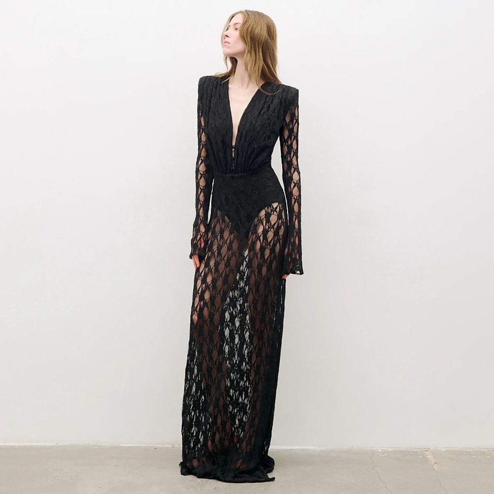 Velour Phantom Maxi Dress