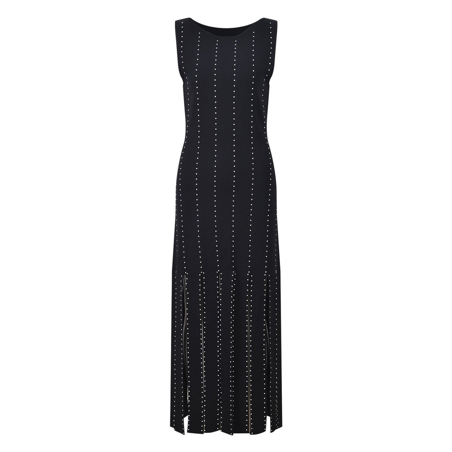 Noir Ligne Elegante Midi Dress