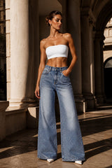 Moonlight Rhinestone Denim Jeans