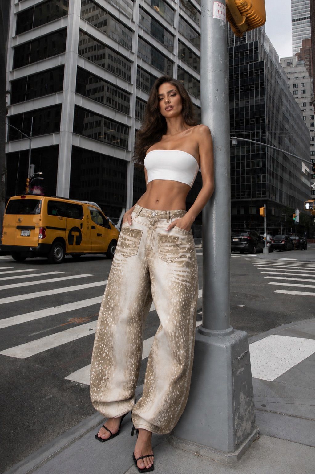 Desert Mirage Barrel Jeans