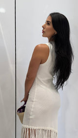 White Breeze midi dress