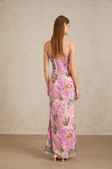 Peony Magic maxi dress
