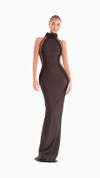 Chocolate Luxe maxi dress