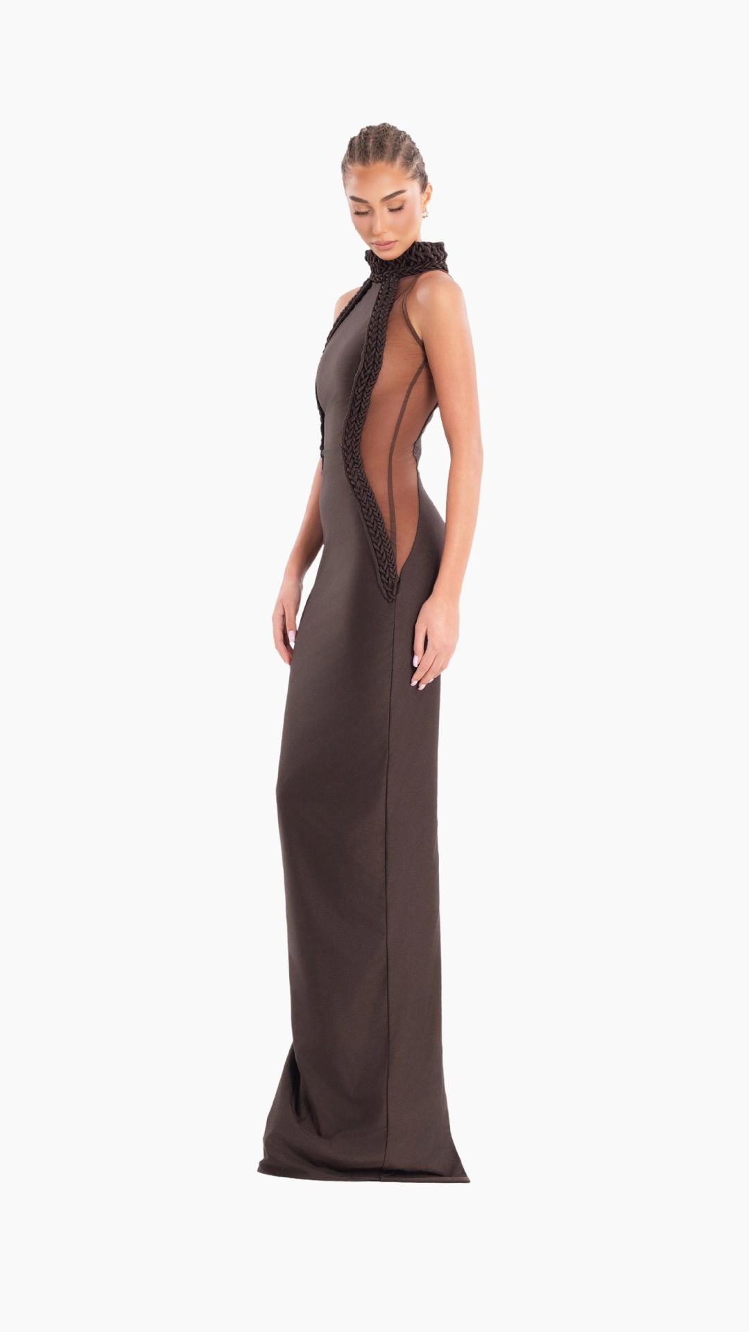 Chocolate Luxe maxi dress