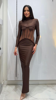 Cinnamon maxi dress