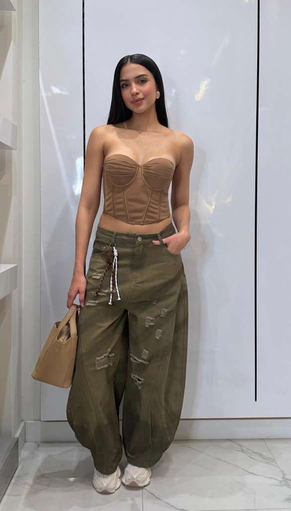 Olive Drift Cargos pants