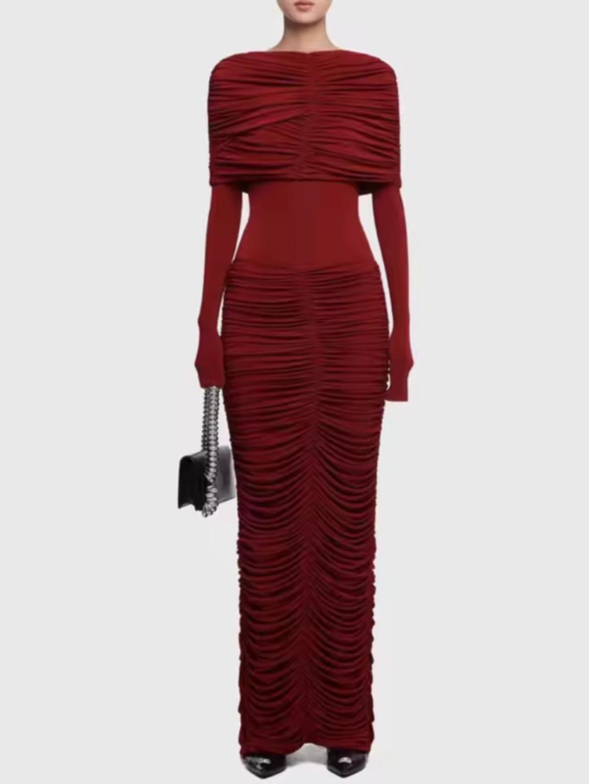 Velvet Eclipse midi dress