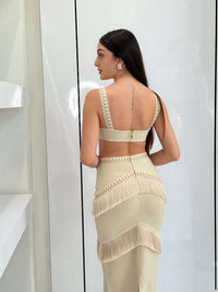 Ethereal Lines Midi Dress