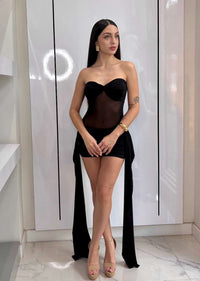 Sculpted Mirage Mini Dress