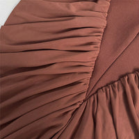 Caramel Allure Gown Maxi Dress