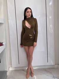 Olive Temptation Mini Dress