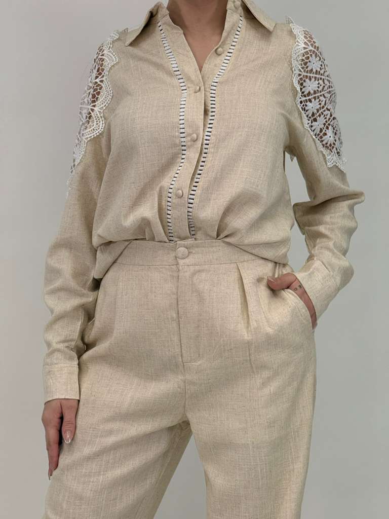 Encanté Linen Pant Set