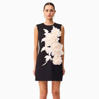 Petalia Noir Mini Dress