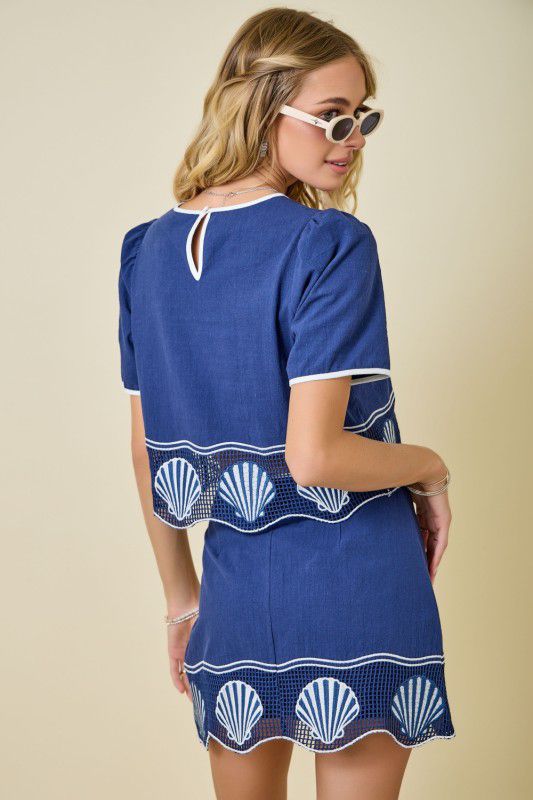 Moonlit Coast Skirt Set