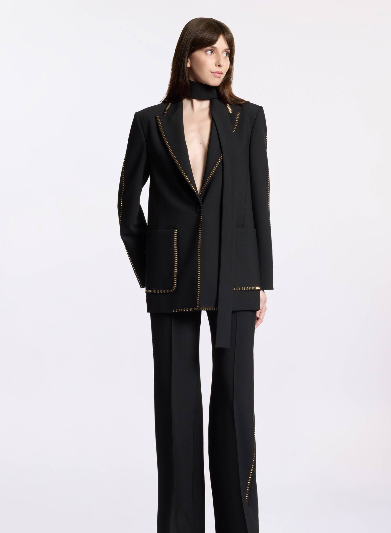 Black Royale Pant Set