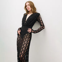 Velour Phantom Maxi Dress