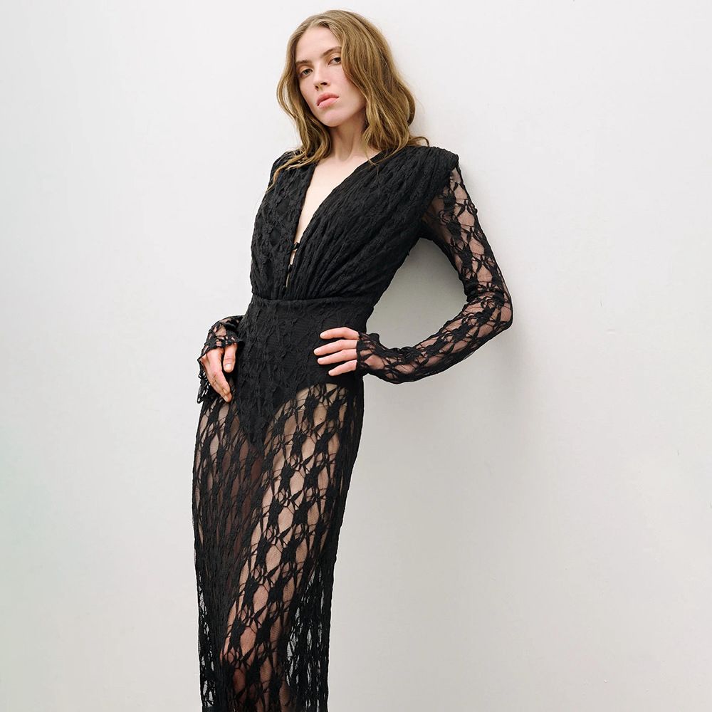 Velour Phantom Maxi Dress