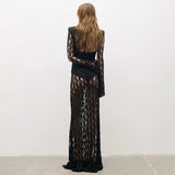 Velour Phantom Maxi Dress
