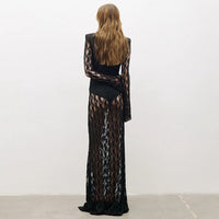 Velour Phantom Maxi Dress