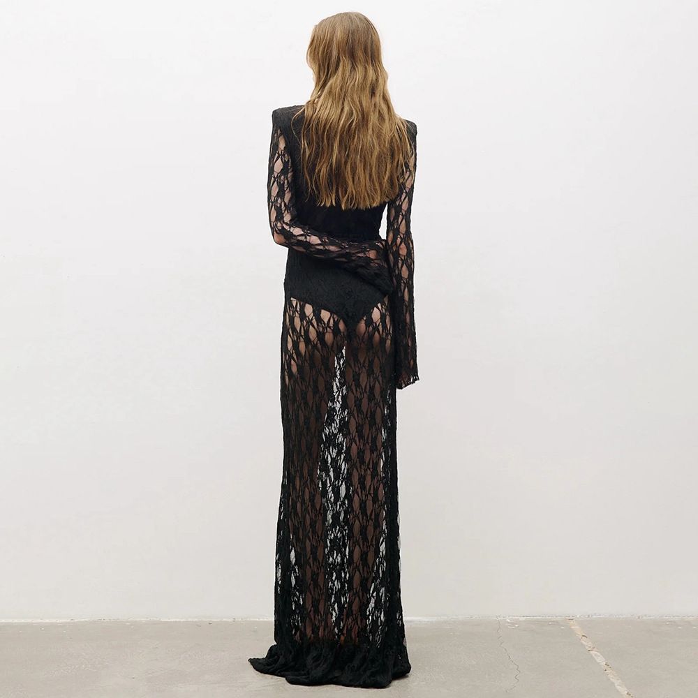 Velour Phantom Maxi Dress