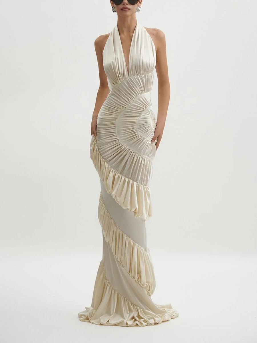 Champagne Whisper Gown Dress