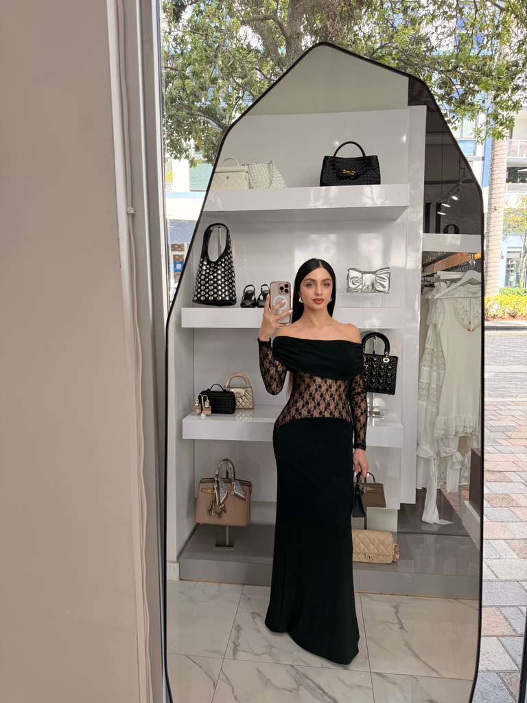 Lace Allure Gown Maxi Dress