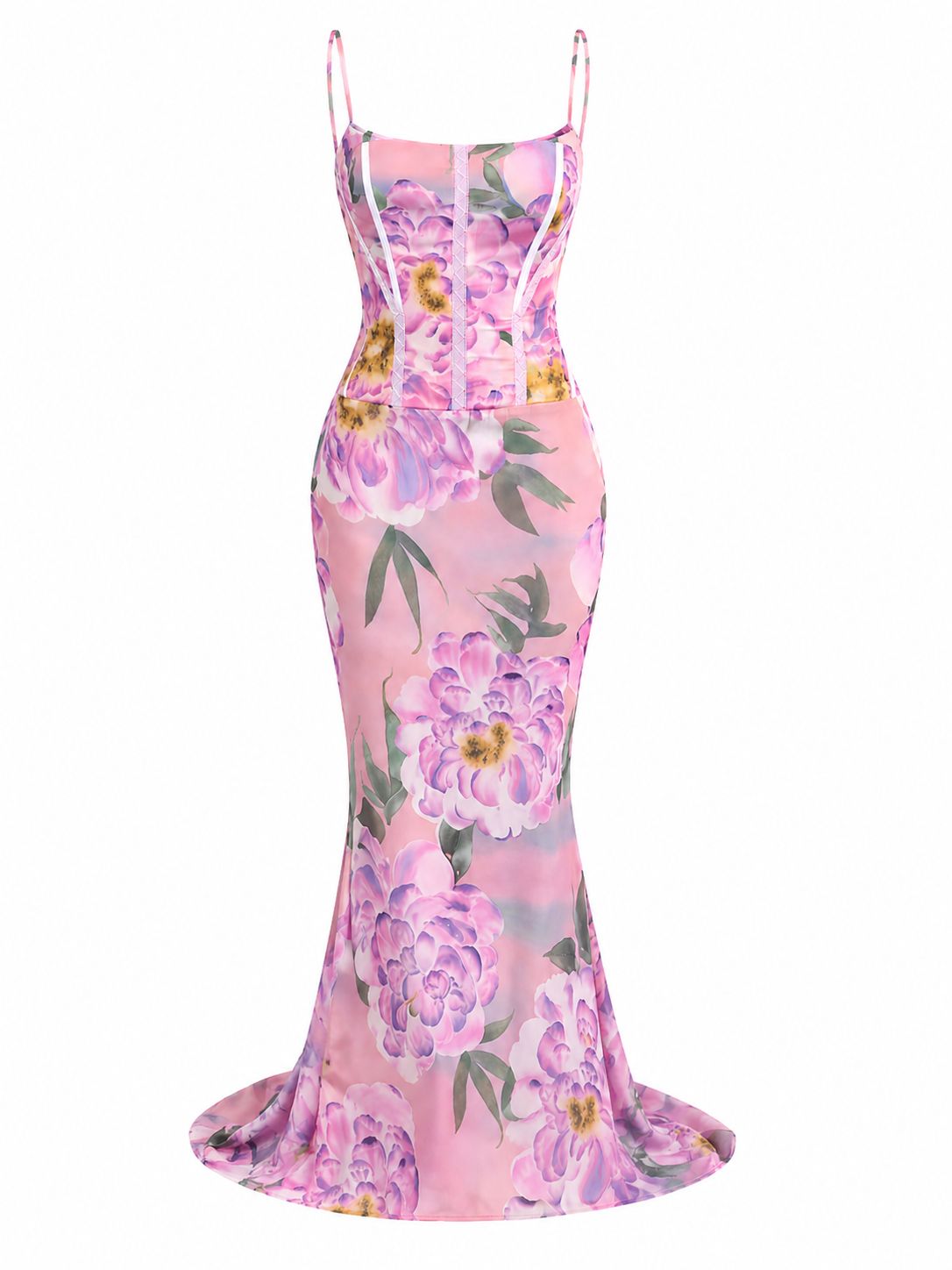 Peony Magic maxi dress