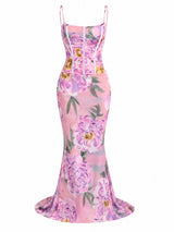 Peony Magic maxi dress