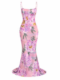 Peony Magic maxi dress