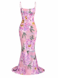 Peony Magic maxi dress