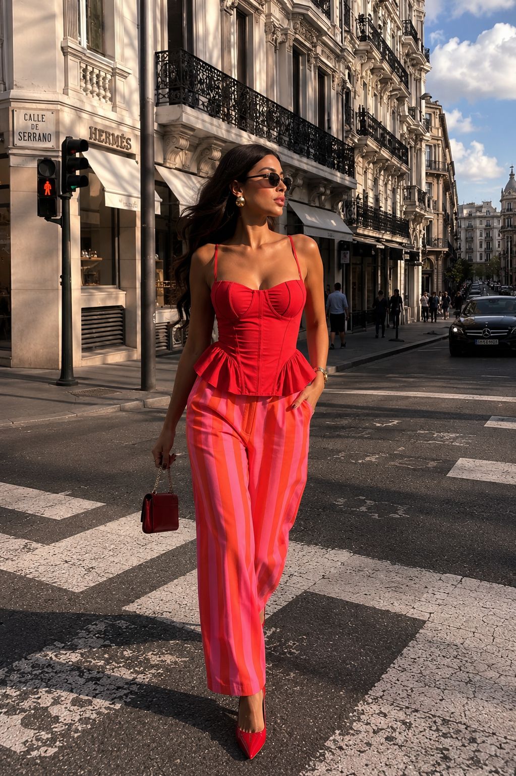 Scarlet Muse Peplum Top